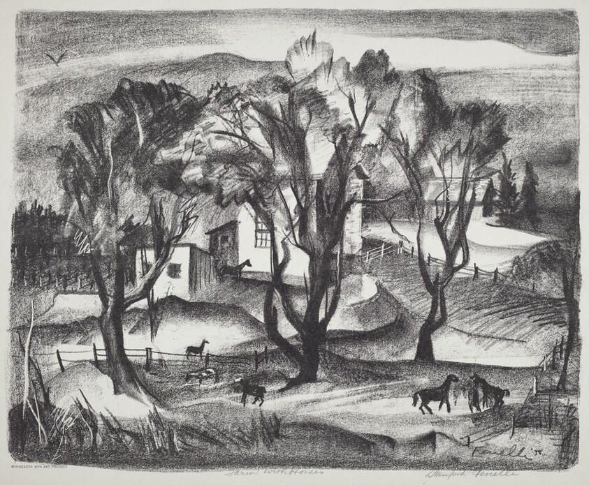 Farm with Horses