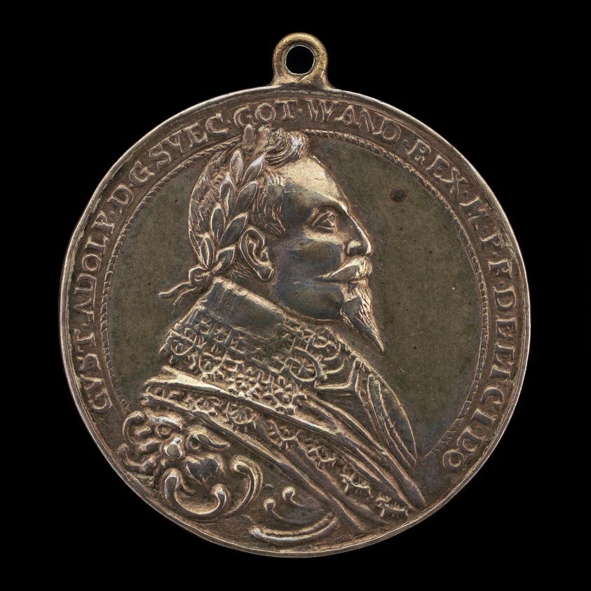 Gustavus II Adolphus, 1594-1632, King of Sweden 1611 [obverse]