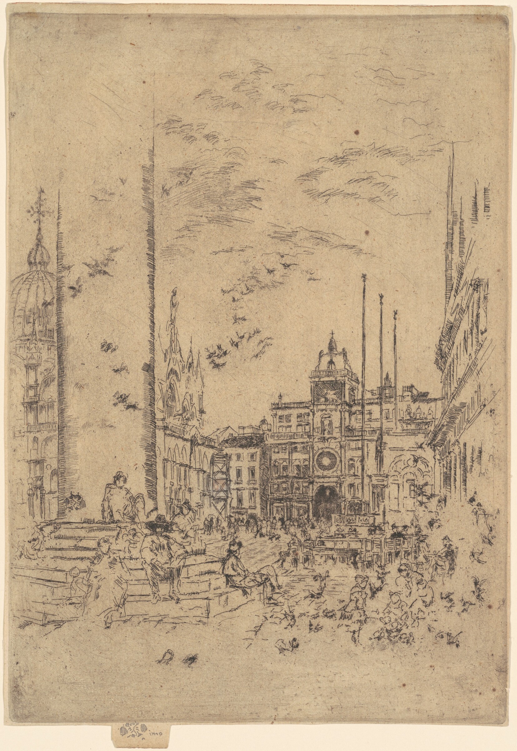 The Piazzetta, James McNeill Whistler, 1879-1880