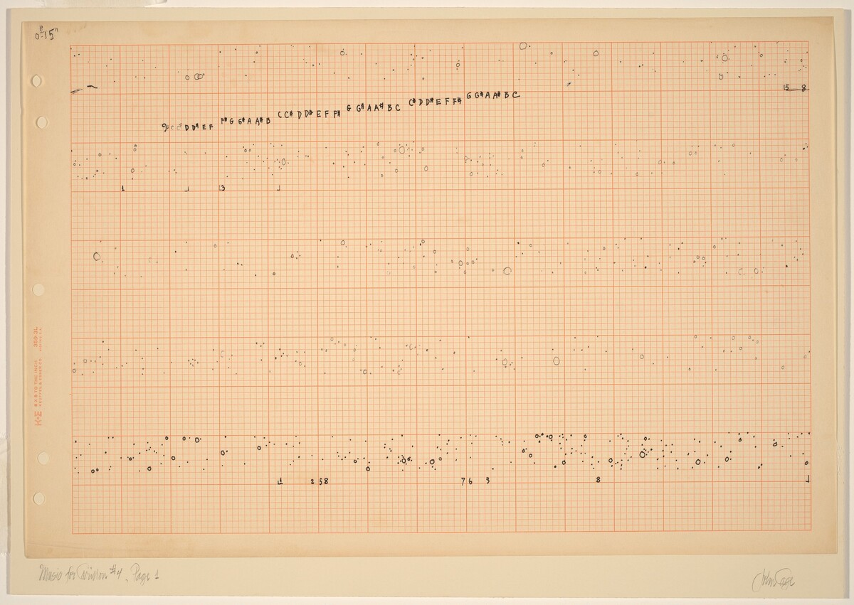Music for Carillon #4, Page 1