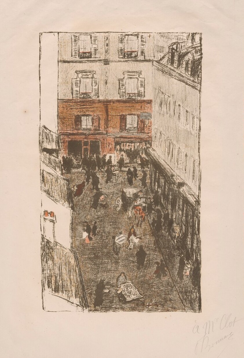 Street Corner Seen from Above (Coin de rue vue d'en haut)