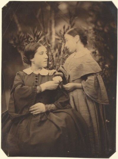 Portrait of Woman and Child