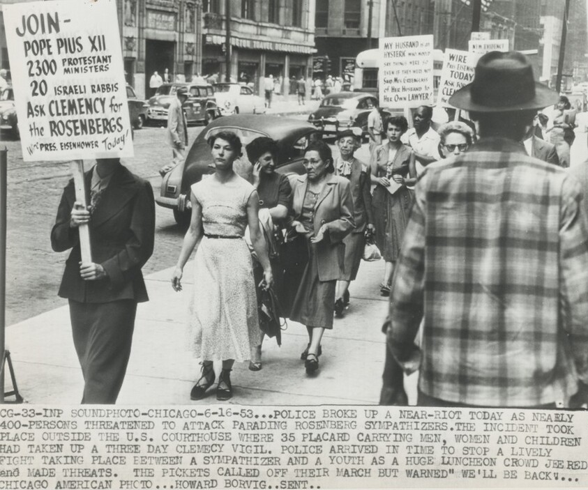Title from caption on object: “Police Broke up a Near-Riot Today...”