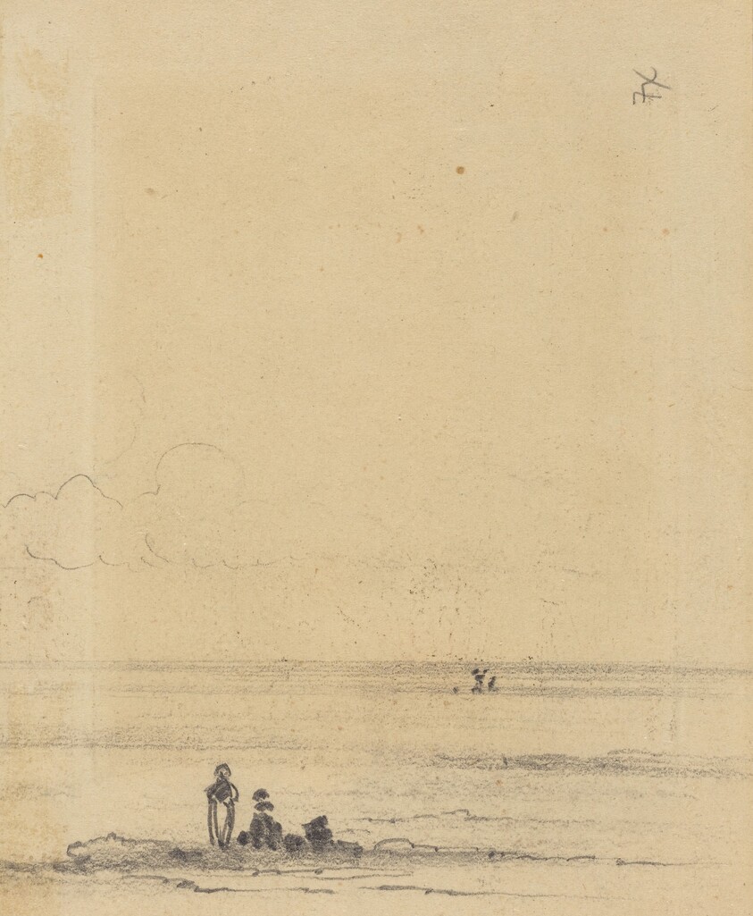 Figures on a Shore [verso]