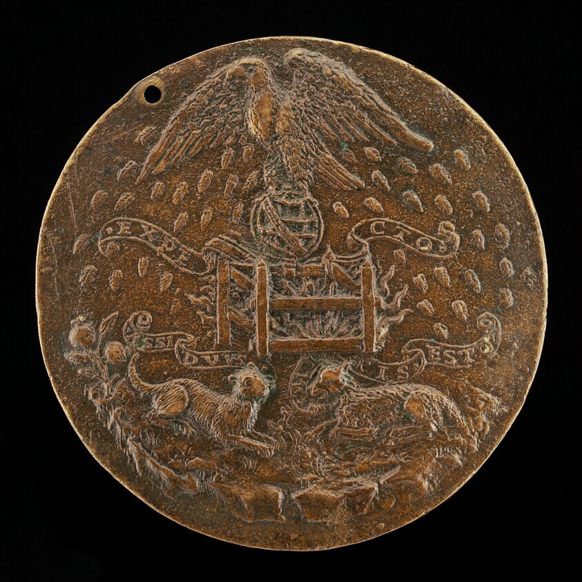 Bird of Prey on an Armillary Sphere [reverse]