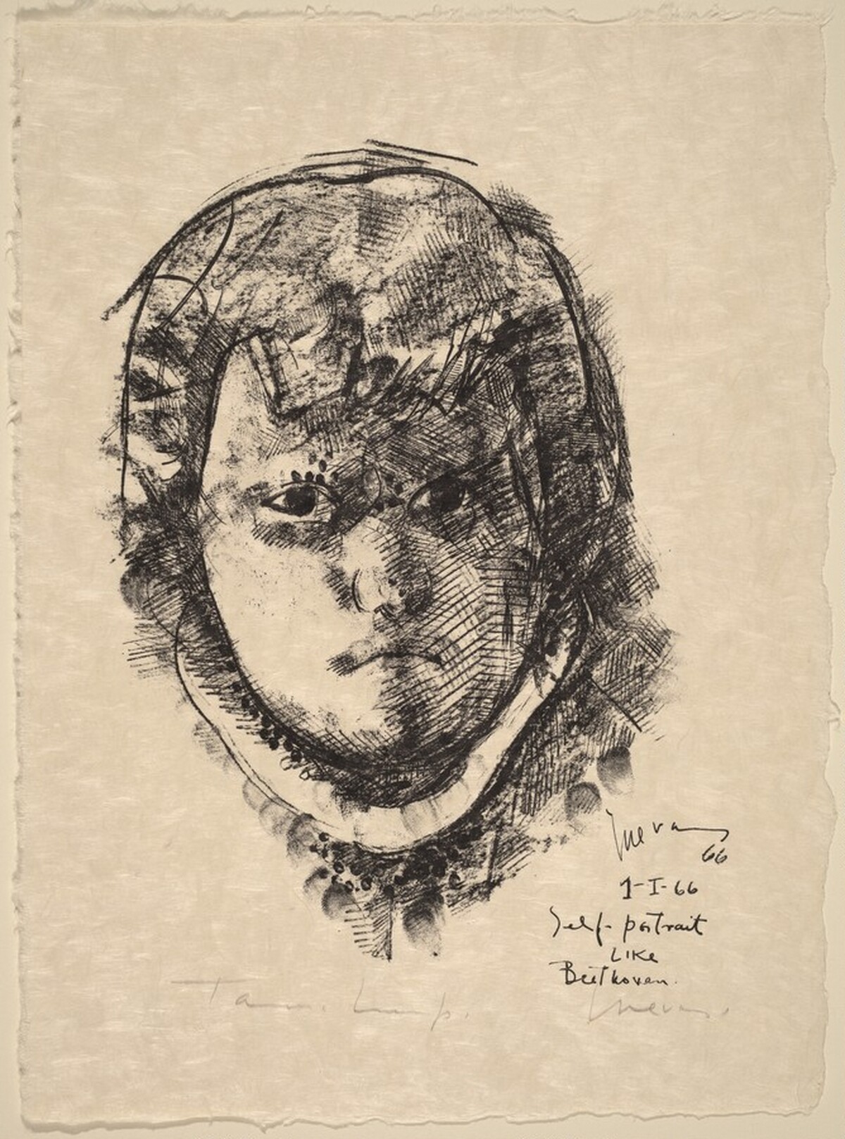 Portrait like Beethoven