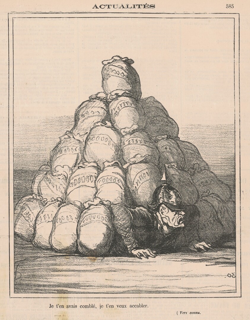 Je t'en avais comblé ...