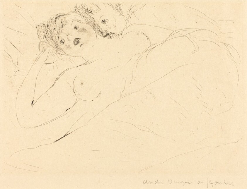 Berthe's Sister with a Lover (La Soeur de Berthe avec un amant)