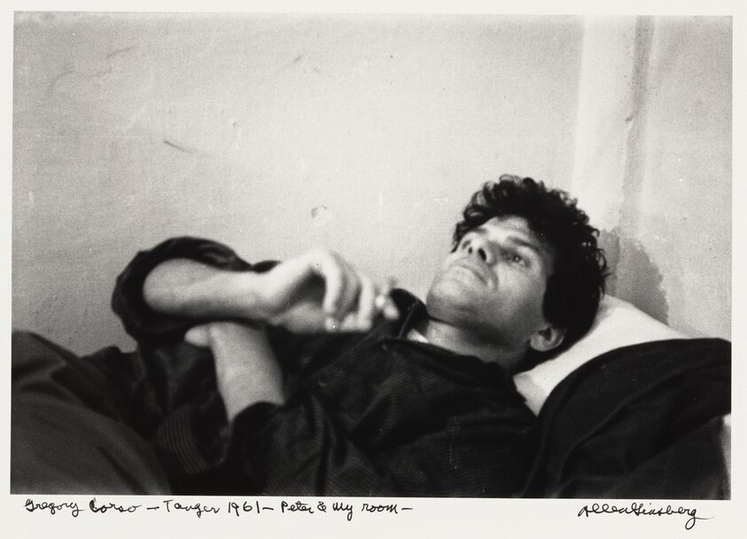 Gregory Corso - Tangier 1961 - Peter & my room -