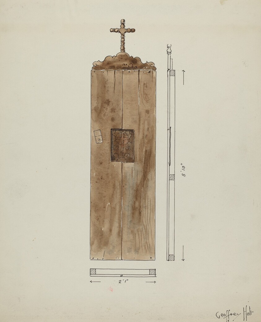 Side of Original Confessional