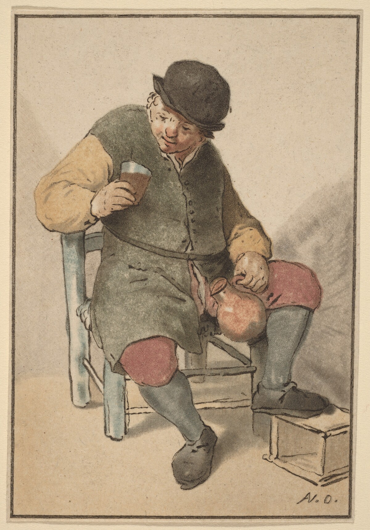 Seated Peasant with Jug