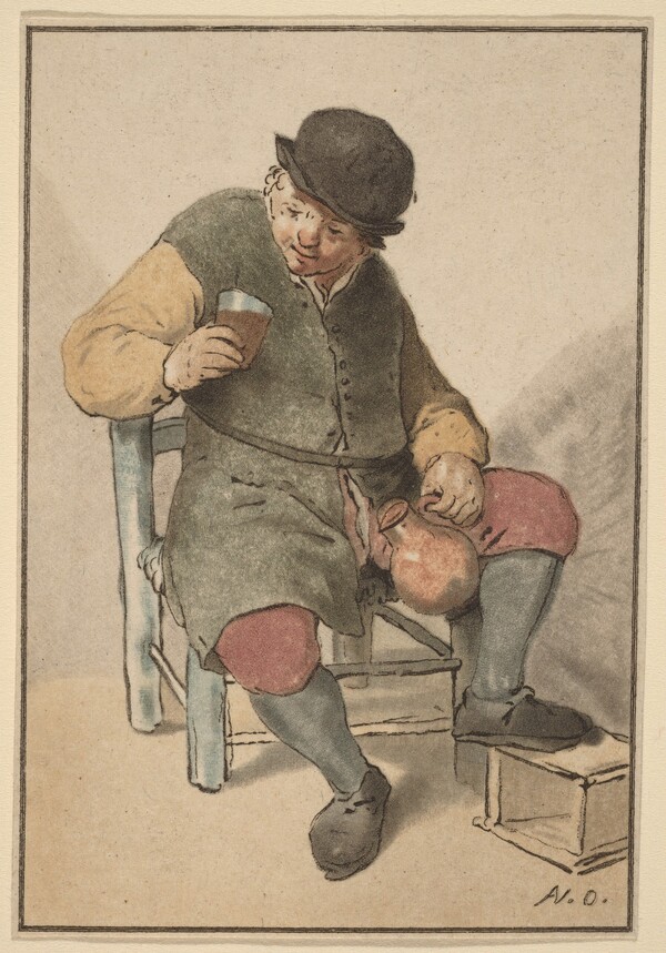 Seated Peasant with Jug
