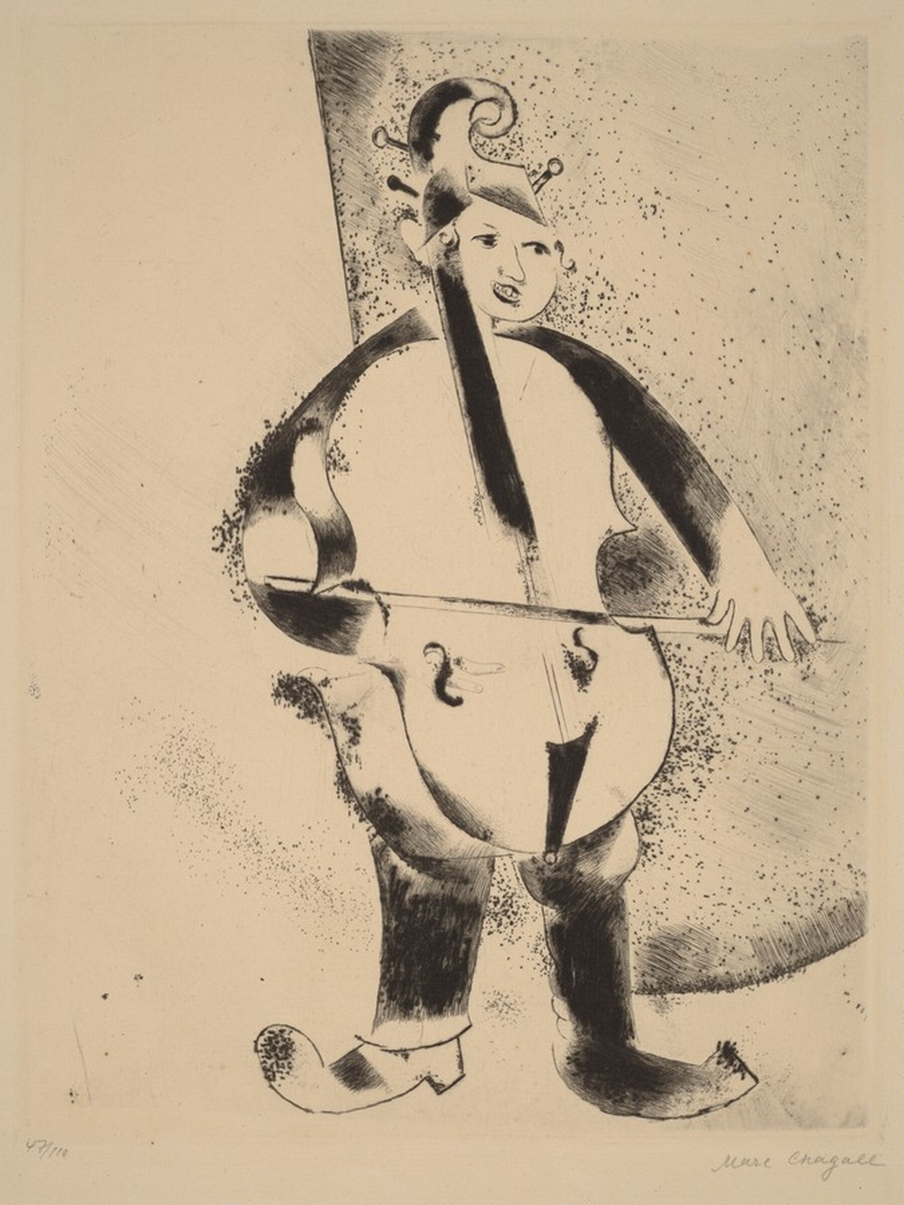 The Musician, Marc Chagall, 1922
