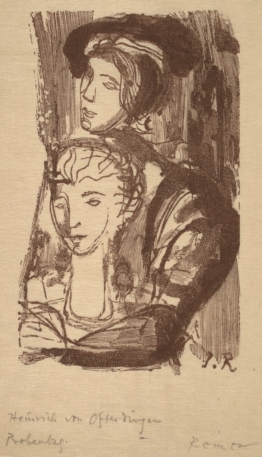 Illustration to Novalis, "Heinrich von Ofterdingen"