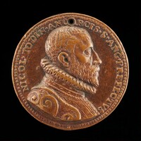 Niccolo Todini of Ancona, Captain of Castel Sant'Angelo, 1585-1591 [obverse], Domenico Poggini, 1585/1591