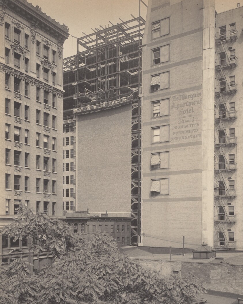 From the Back-Window—291—Wall Closing In