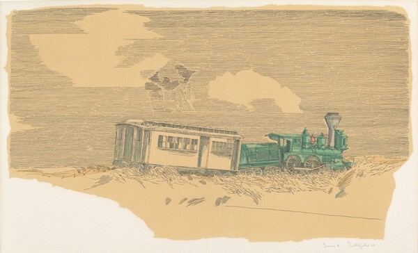 Narrow Gauge Train from Americana Suite