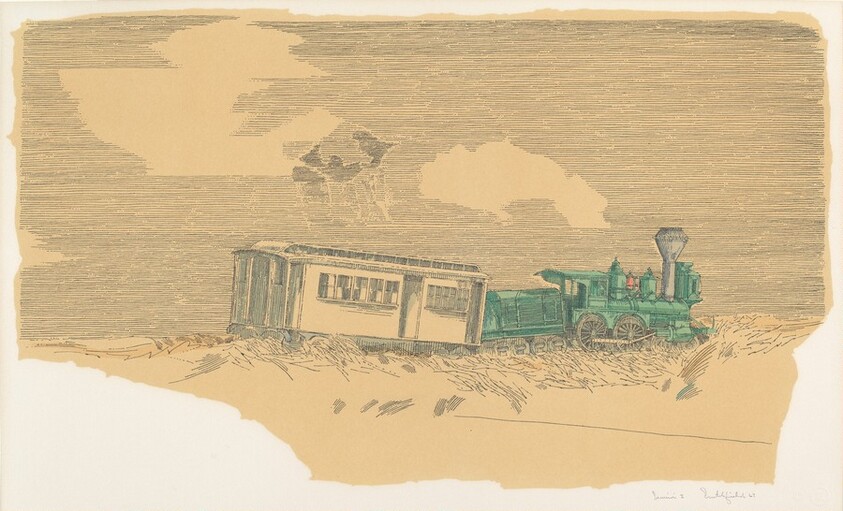 Narrow Gauge Train from Americana Suite