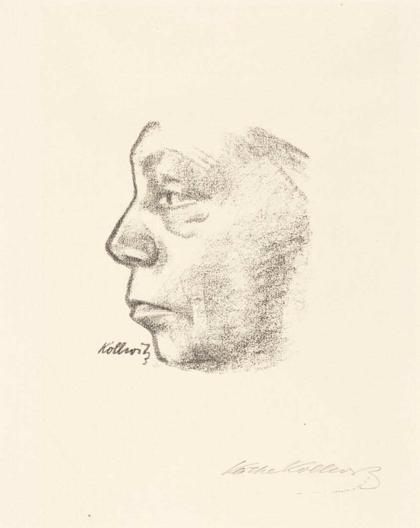 Self-Portrait in Profile (Selbstbildnis im Profil)