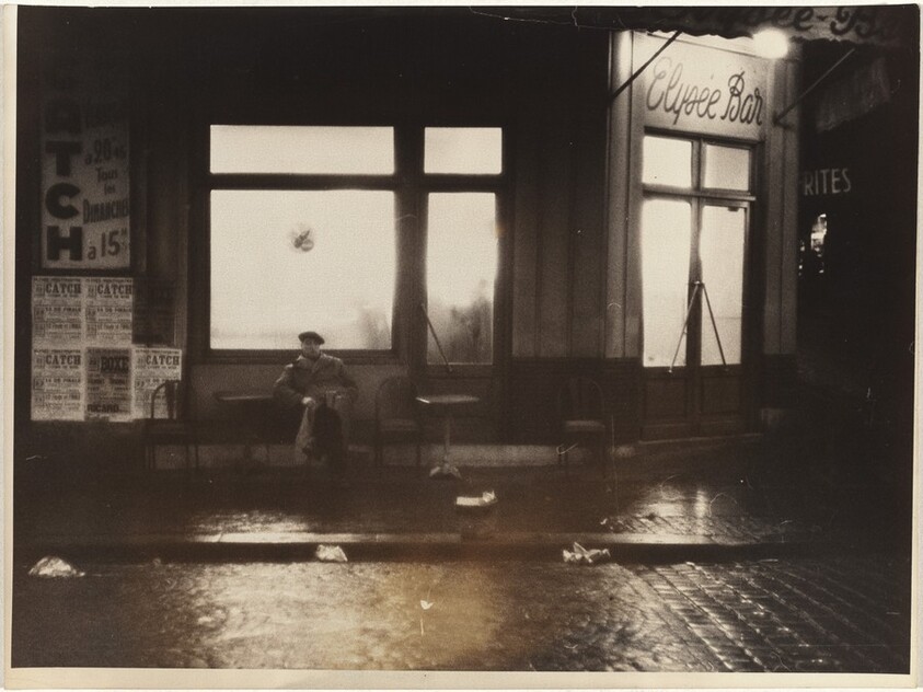 Outdoor café at night, Paris