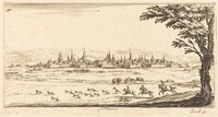 View of Nancy, after Jacques Callot, in or after 1635