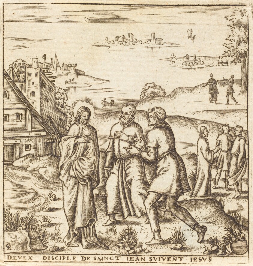 Christ Bids Two Disciples of John the Baptist to Follow Him