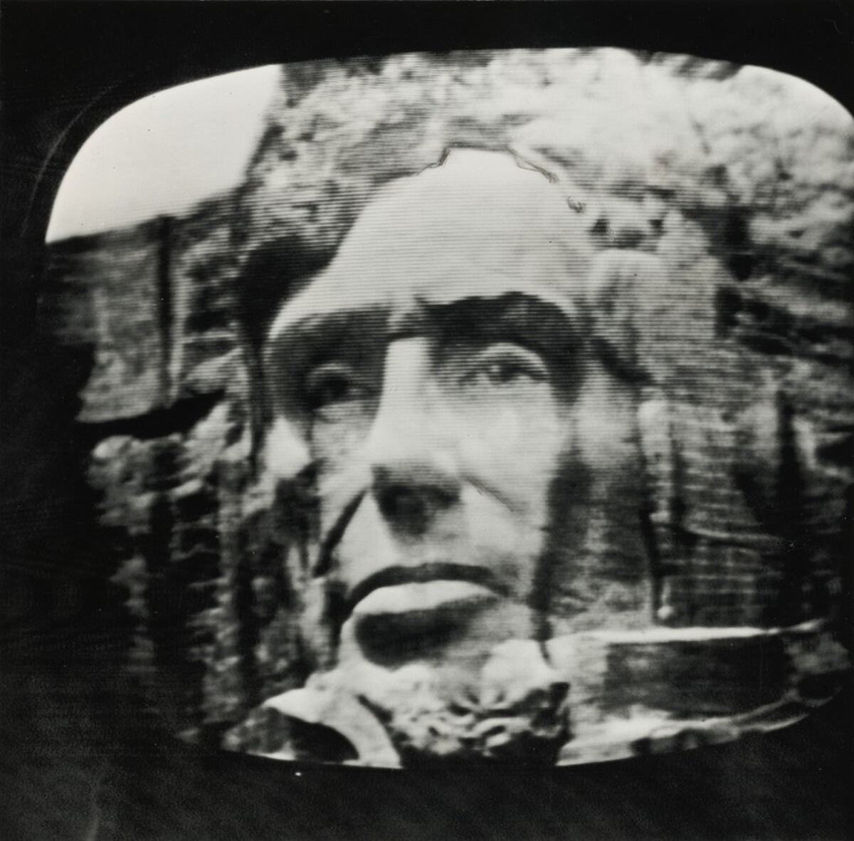 Title from caption on object: “The 60-Foot Head of Abraham Lincoln...”