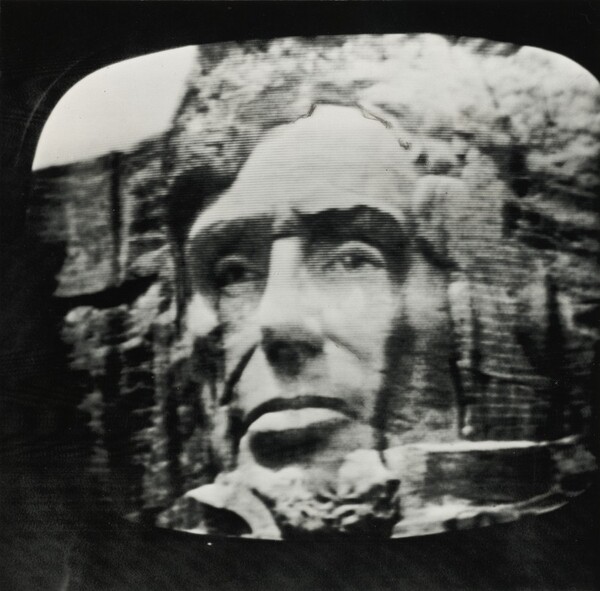 Title from caption on object: “The 60-Foot Head of Abraham Lincoln...”