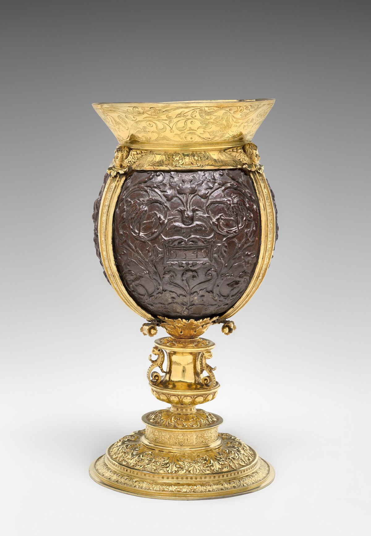 Coconut Cup with Silver Gilt Mounts