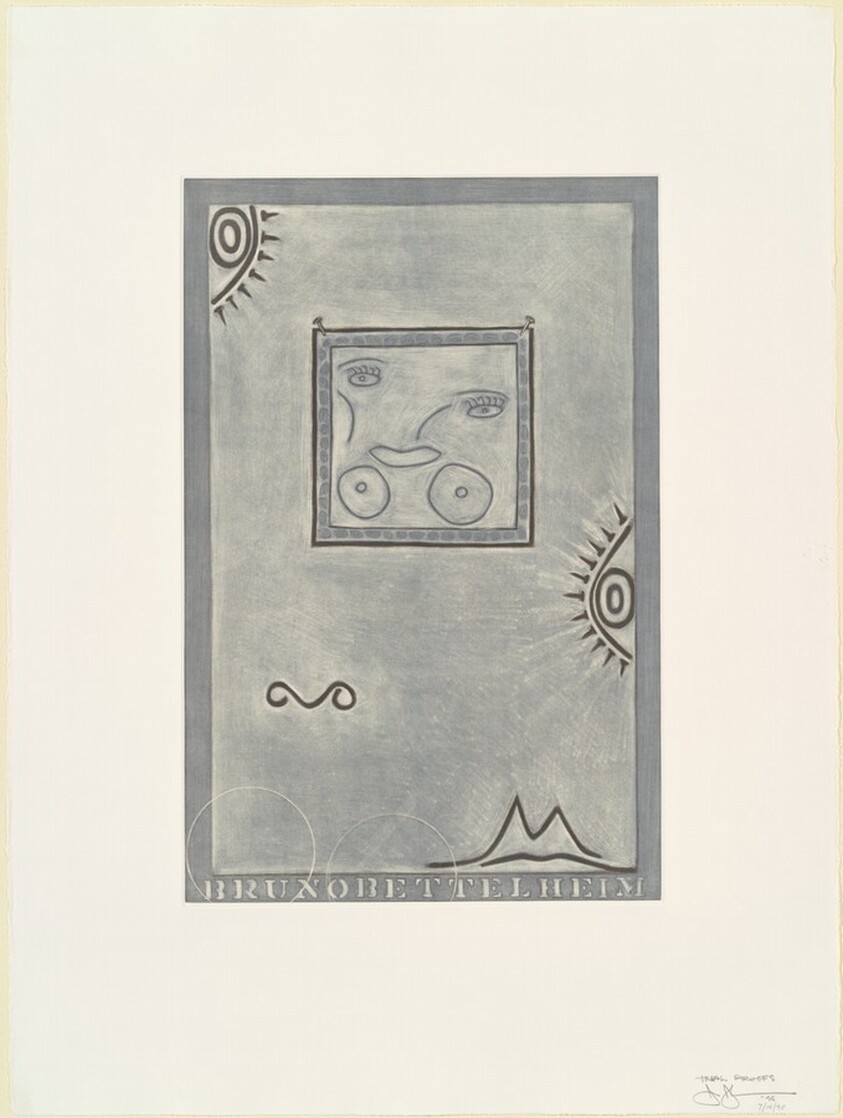 Untitled (White Mezzotint) [trial proof]