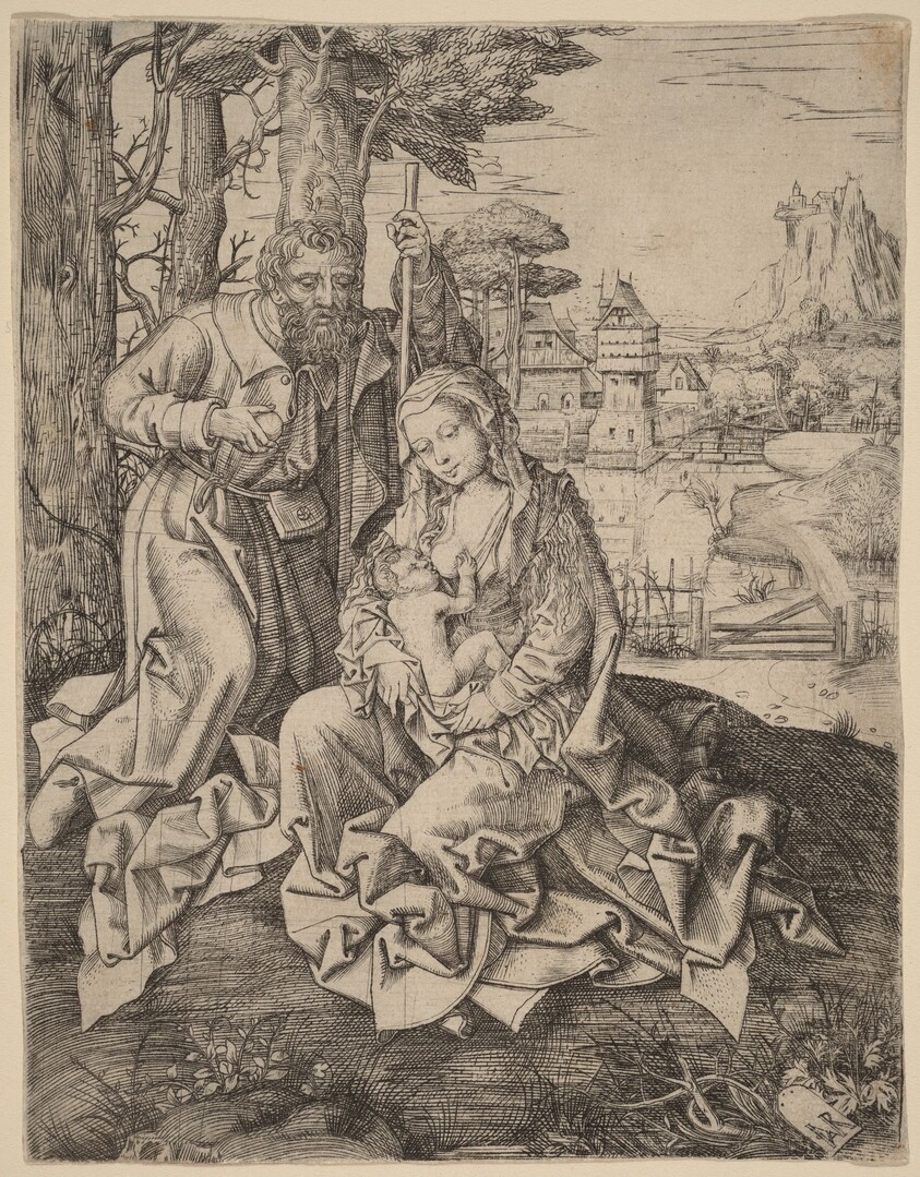 The Holy Family in a Landscape