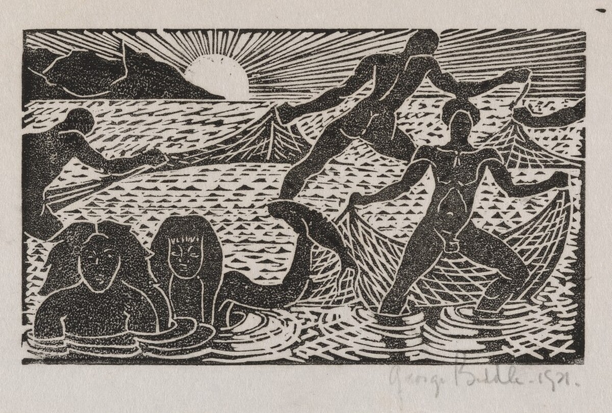 Fisherman with Nets