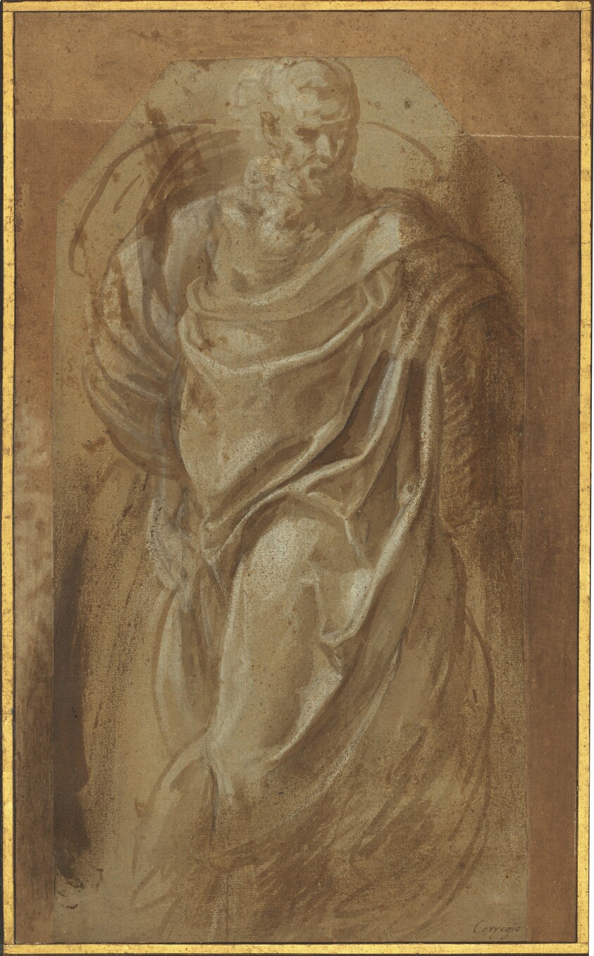 A Standing Man in Classical Drapery