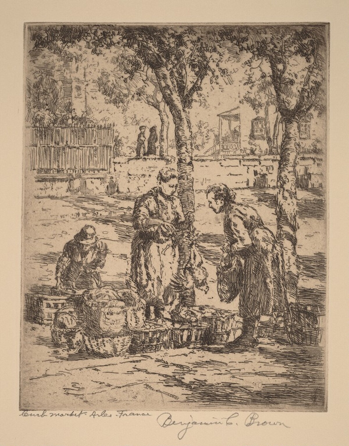 Curb Market, Arles France