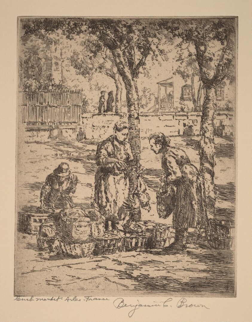 Curb Market, Arles France