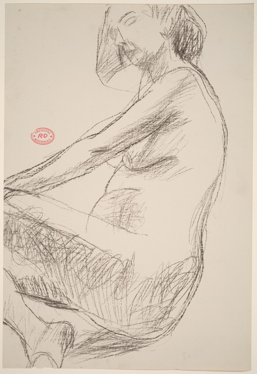 Untitled [side view of female nude]