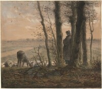 Falling Leaves, Jean-François Millet, c. 1866