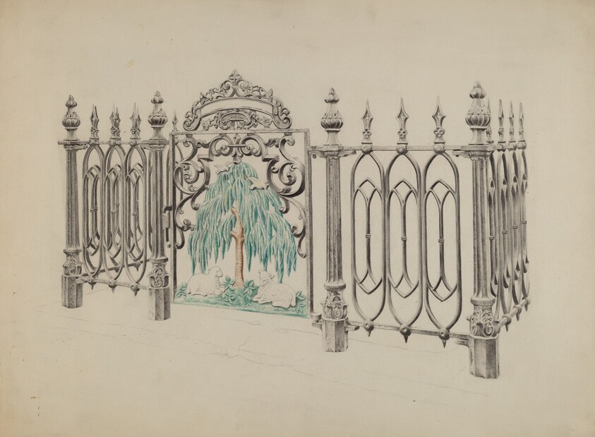 Cast Iron Gate and Fence