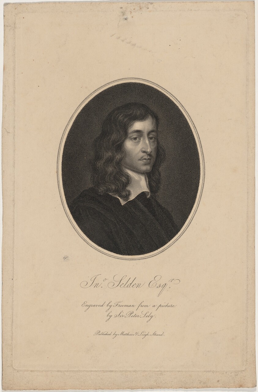 John Selden, Esquire, Jurist and Antiquary