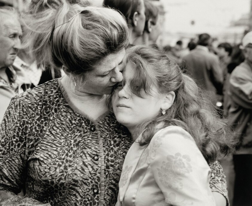 Moscow, 2003, outside the National Hotel