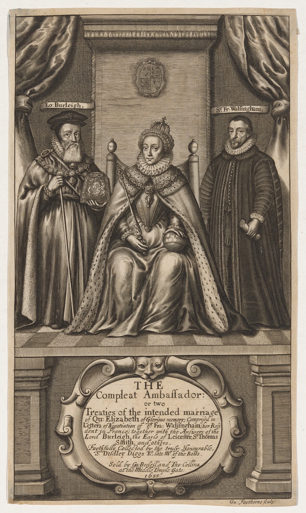 Title Page to Sir Dudly Digges, The Compleat Ambassador