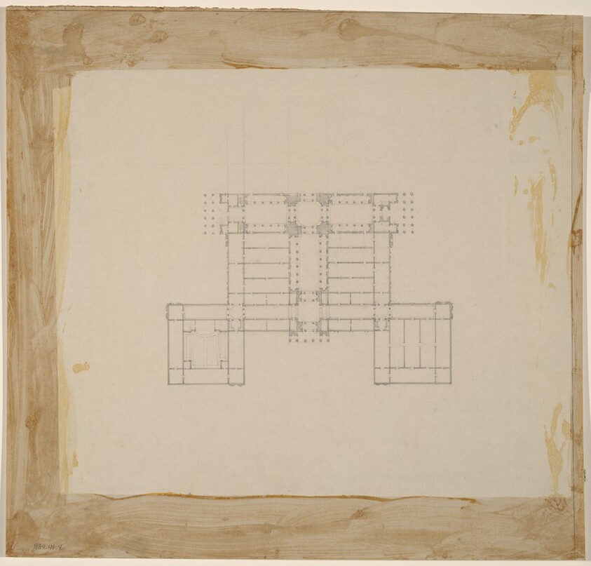 Half-Plan Study for Site on the Axis of the White House