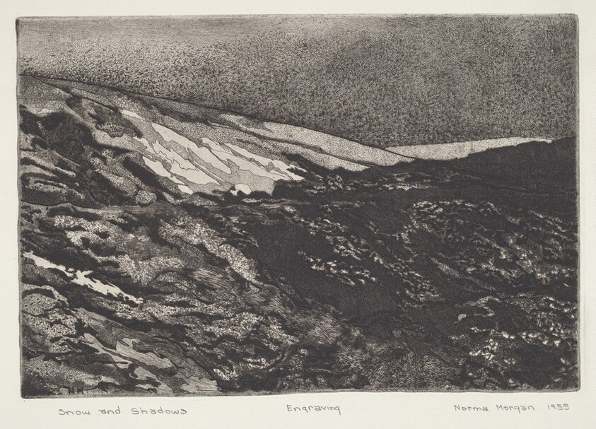 Snow and Shadows (Scottish Highlands)