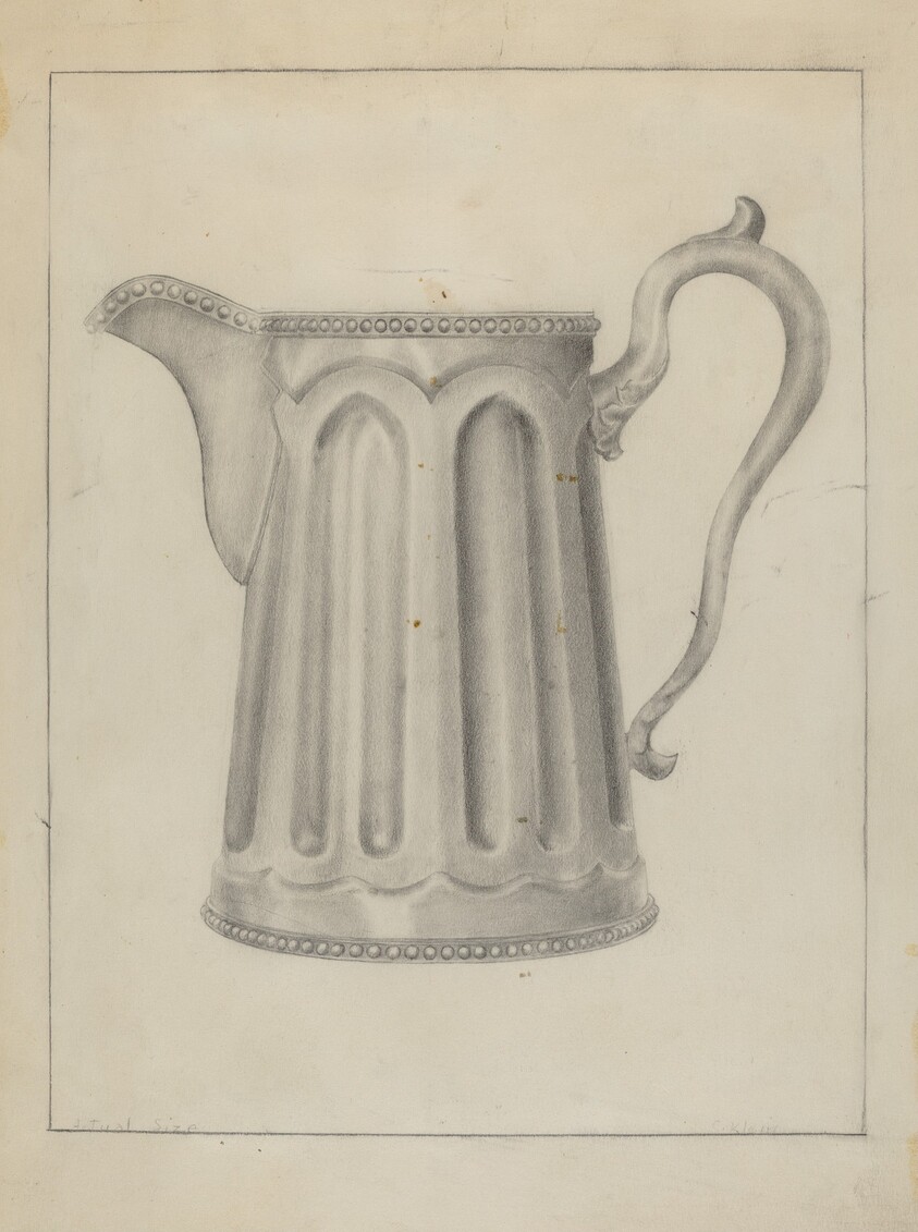Pewter Creamer