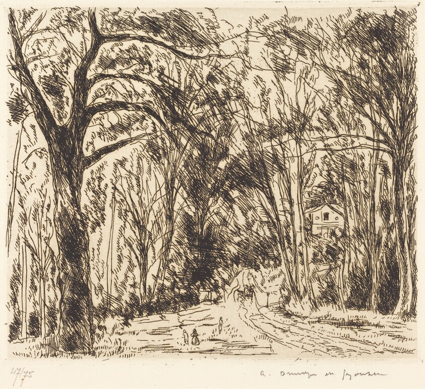 The Great Oak at Chaville (Le gros chene a Chaville)