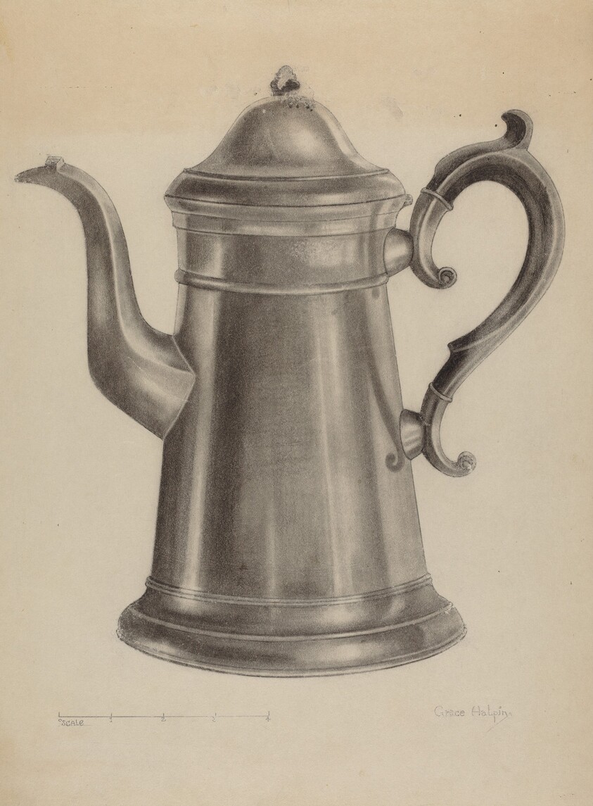 Pewter Coffee Pot