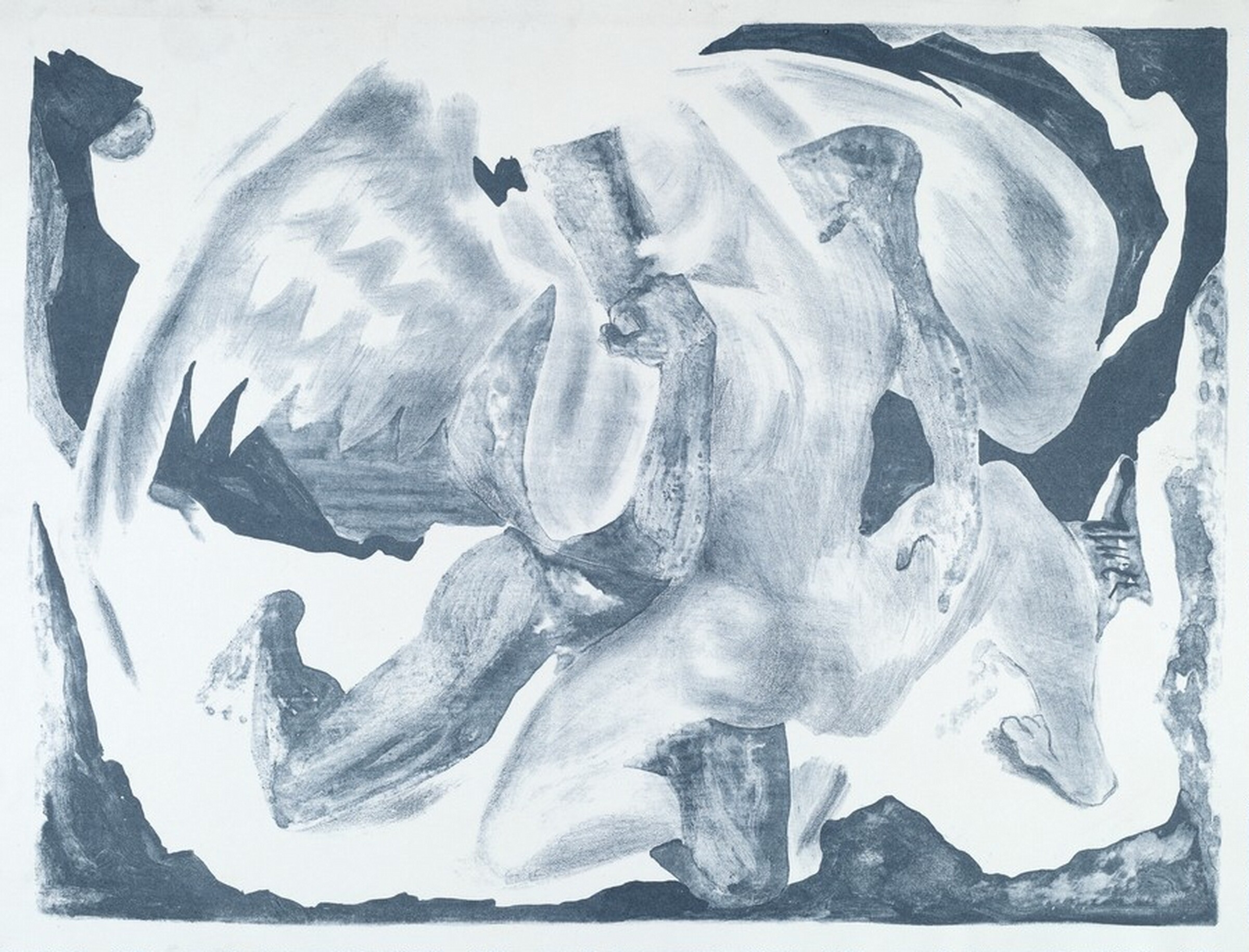 Jacob and the Angel, Benton Murdoch Spruance, 1950