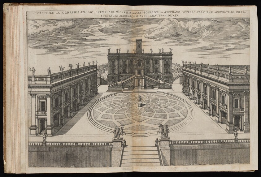 Capitolii Sciographia [View of the Roman Capitol]