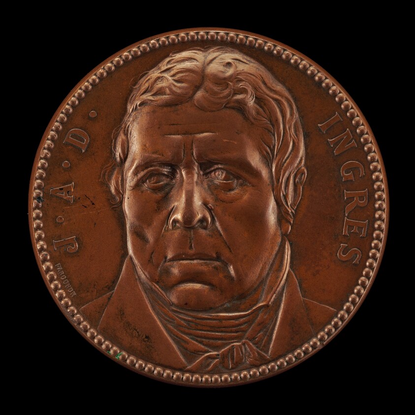 Jean-Auguste-Dominique Ingres, 1780-1867, Artist [obverse]