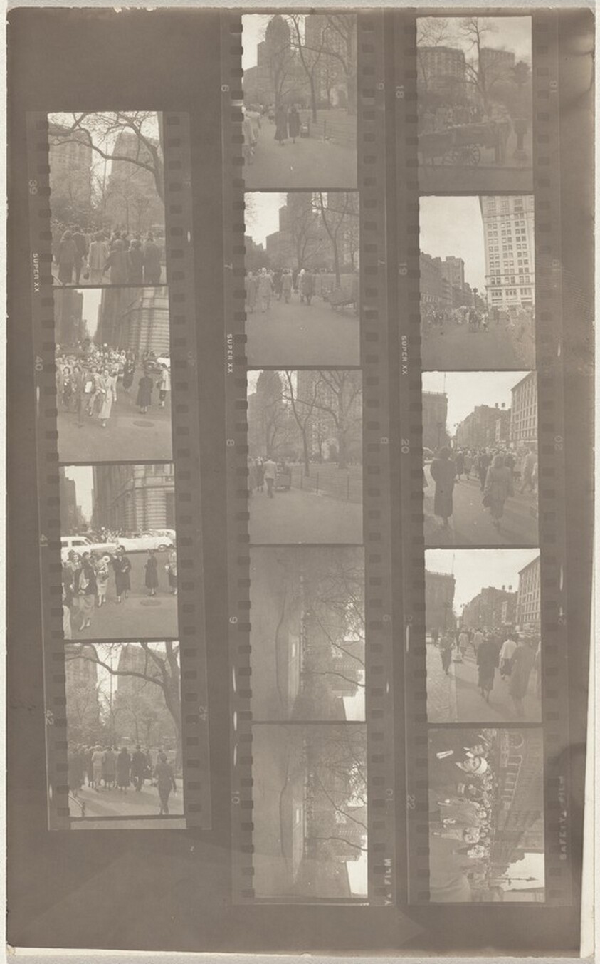 Women exiting Metropolitan Life building--Early New York City no number